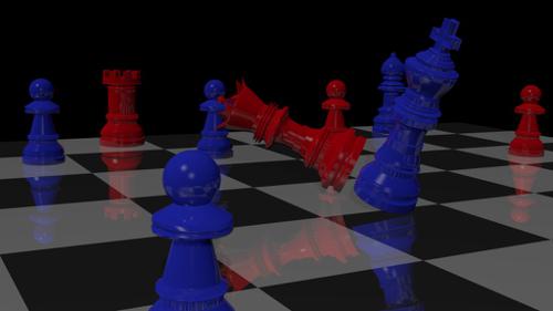 Red &amp; Blue Chess preview image